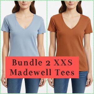 Madewell Bundle V Neck Tee XXS